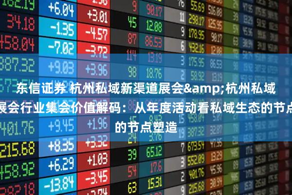 东信证券 杭州私域新渠道展会&杭州私域电商展会行业集会价值解码：从年度活动看私域生态的节点塑造