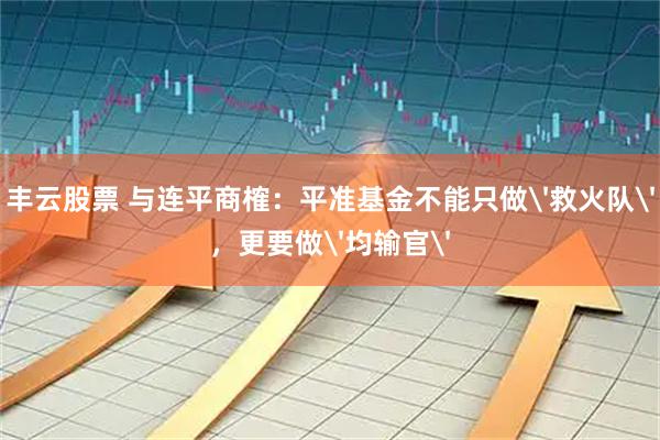 丰云股票 与连平商榷：平准基金不能只做'救火队'，更要做'均输官'